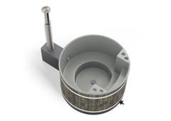 Harvia Hot Tub Family M CULT-si ST CoalBlack, LightGray für 3–5 Personen – Vorschau 1