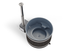 Harvia Hot Tub Steady M MACU EP NightBlack, CasualGray für 4–6 Personen – Vorschau 1