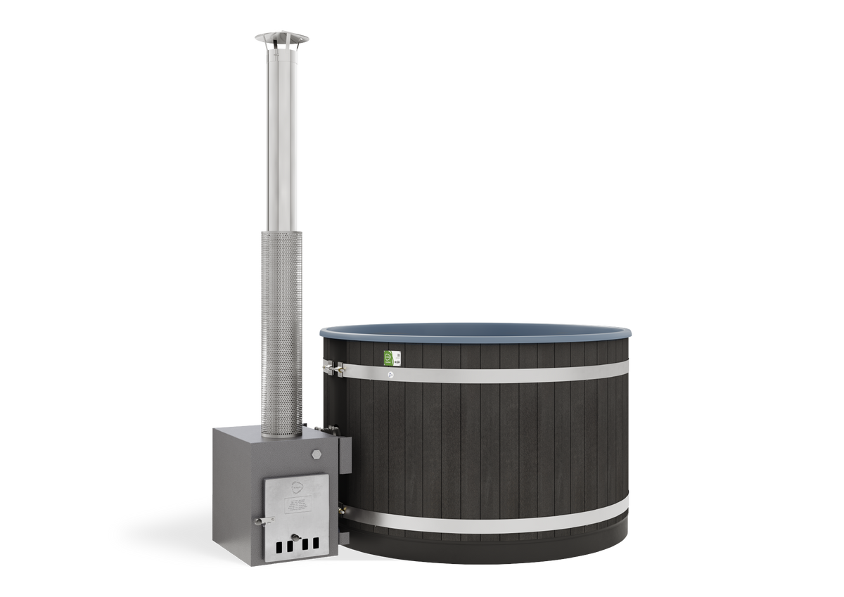 Harvia Hot Tub Steady M MACU EP NightBlack, CasualGray für 4–6 Personen