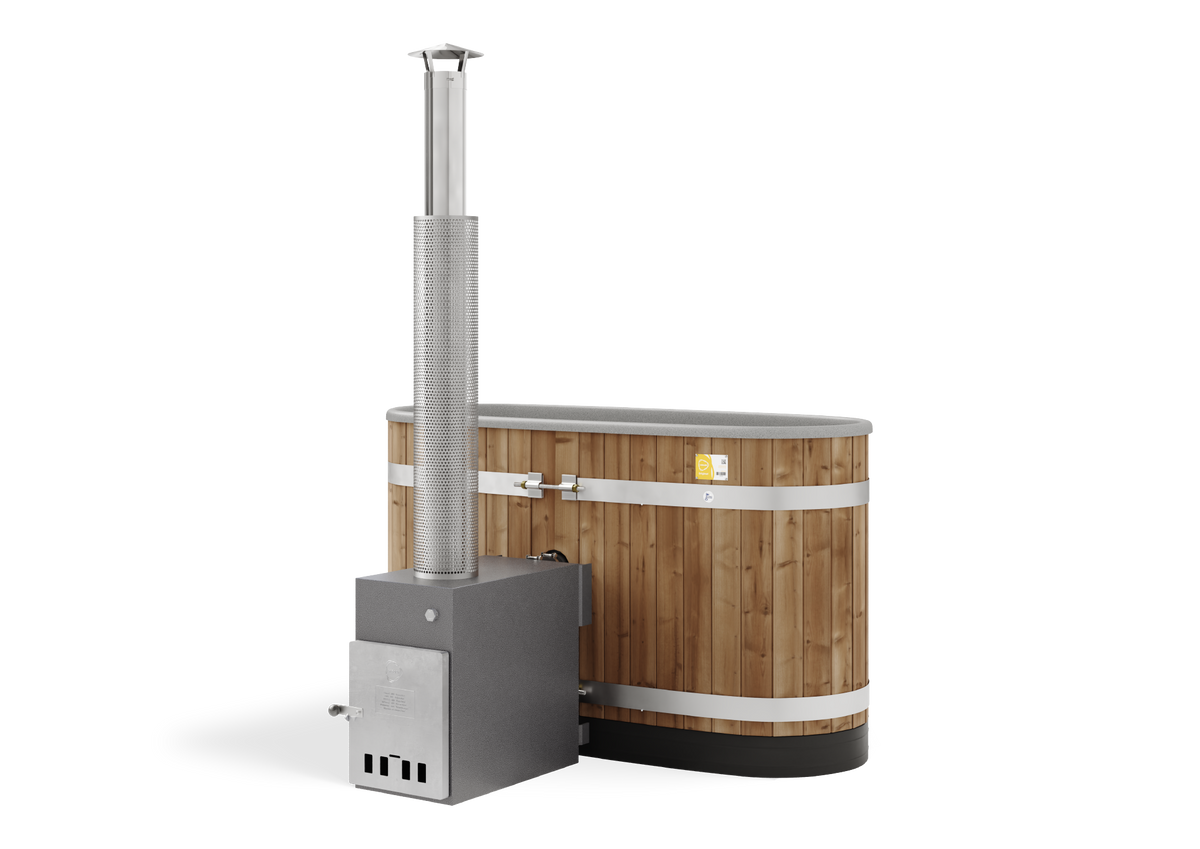 Harvia Hot Tub Tiny S CULT Thermowood, LightGray für 1–2 Personen