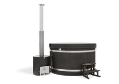 Harvia Hot Tub Family L TUBE EP NightBlack, LightGray für 6–8 Personen – Vorschau 3