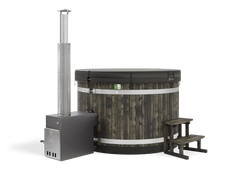 Harvia Hot Tub Family M CULT-si ST CoalBlack, LightGray für 3–5 Personen – Vorschau 3