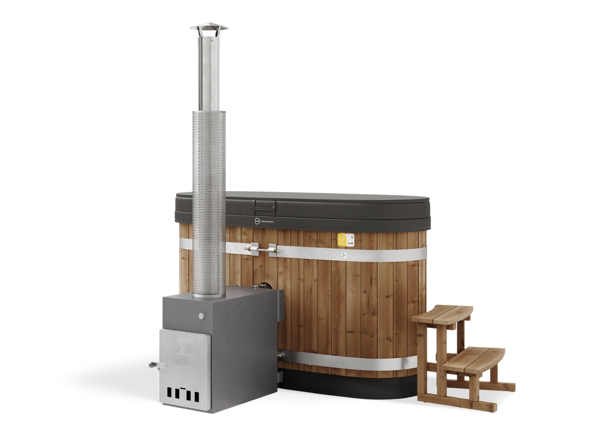 Harvia Hot Tub Tiny S CULT Thermowood, LightGray für 1–2 Personen