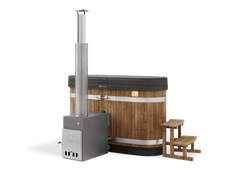 Harvia Hot Tub Tiny S CULT Thermowood, LightGray für 1–2 Personen – Vorschau 3