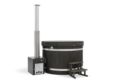 Harvia Hot Tub Steady M CUBE EP NightBlack, CasualGray für 4–6 Personen – Vorschau 3