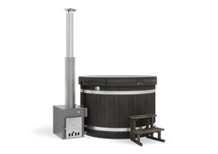 Harvia Hot Tub Steady M MACU EP NightBlack, CasualGray für 4–6 Personen – Vorschau 3