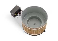Harvia Hot Tub Breezy M Dual Thermowood, LightGray für 4–6 Personen – Vorschau 1