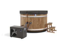 Harvia Hot Tub Breezy M Dual Thermowood, LightGray für 4–6 Personen – Vorschau 3