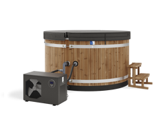 Harvia Hot Tub Family L Dual Thermowood, LightGray für 6–8 Personen – Vorschau 3