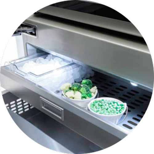 Fhiaba Side by Side Gefrierschrank X-Pro XS750FZ, 75 cm, Edelstahl