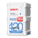 SWIT ELECTRONICS HB-C420S - Li-ion battery suitable for lights (28.8V | 420Wh | 14.6Ah | 500W | Power indicator | Circuit protection devices | V-mount) - in white