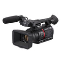 PANASONIC AG-CX350 - 4K HDR 10-bit handheld camcorder with 24.5mm wide-angle lens and 20x optical zoom - in black