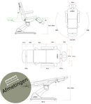 Collini cosmetic bed Hi-Line Turn + heating 4 motor