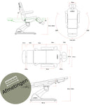 Collini treatment couches Comfort-Line Sense Taupe --X-- Black