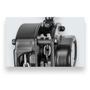 SAFETEX spur gear hoist "Blackline" with robust steel housing (WLL 500 kg | load and hand chain 6.00 m | without chain box) - in black