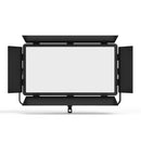 SWIT ELECTRONICS CL-120D - 2:1 Bi-Color SMD LED Panel Light with DMX Control (120 Watt | 3,700 Lux | 2,700 - 6,500 K | CRI 98 | 4-Way Barndoor | incl. Bag) - in Black