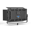 SWIT ELECTRONICS CL-120D - 2:1 Bi-Color SMD LED Panel Light with DMX Control (120 Watt | 3,700 Lux | 2,700 - 6,500 K | CRI 98 | 4-Way Barndoor | incl. Bag) - in Black