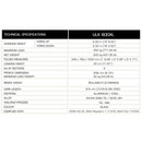 GUIL ULK-600XL - Compact forklift with winch (max. working height 6.00m | max. load capacity 350kg | loading height 30cm | foldable) - in black