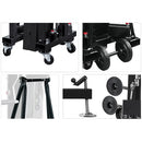 GUIL ULK-600XL - Compact forklift with winch (max. working height 6.00m | max. load capacity 350kg | loading height 30cm | foldable) - in black