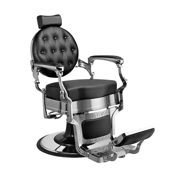 Collini Barberchair Buzz Silber für jeden Friseursalon oder Barbierladen