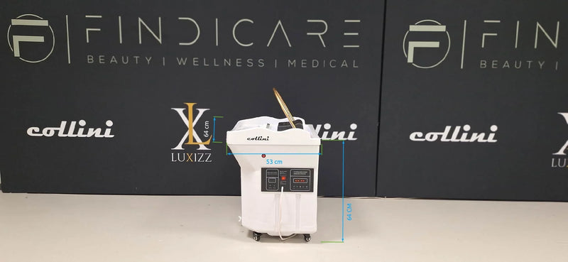 Collini Mobiler japanischer Headspa-Wassertank, verstellbar, mobil und Wassertank von 60 Litern