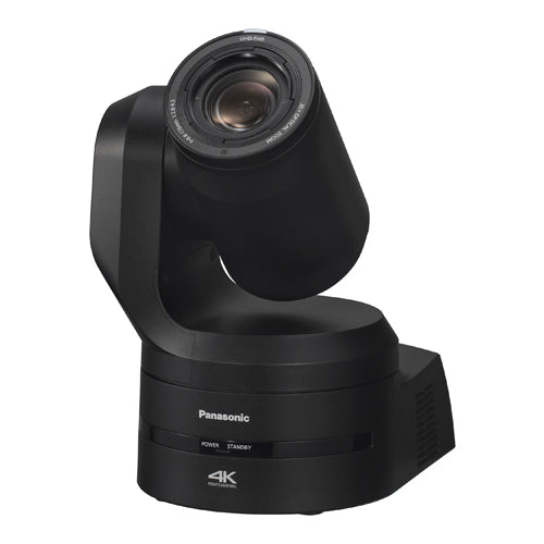 PANASONIC AW-UE160 - 4K UHD 60p PTZ camera with pan &amp; tilt function (20x optical zoom | 2160/60p | wide-angle lens | OIS + EIS image stabilizer | 12G-SDI/3G-SDI/SFP+/HDMI/USB | NDI|HX | SRT &amp; ST2110 | PoE++) - in black 