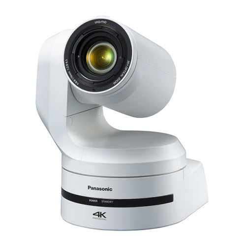 PANASONIC AW-UE150 - 4K UHD PTZ camera with pan &amp; tilt function (20x optical zoom | 2160/50p | optical image stabilizer | 12G-SDI/3G-SDI/HD-SDI/HDMI | PoE++) - in white
