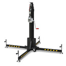 GUIL ELC-770 - Compact telescopic lift with winch and Ø 55 mm spigot (max. height 5.20 m | max. load capacity 250 kg | foldable) - in black 