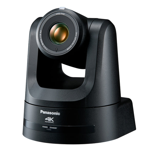 PANASONIC AW-UE100 - 4K UHD PTZ camera with pan &amp; tilt function (24x optical zoom | 2160/50p | wide-angle lens | OIS + EIS image stabilizer | 12G-SDI/3G-SDI/HD-SDI/HDMI | NDI + SRT support | PoE++) - in black