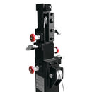GUIL ELC-750 - Compact telescopic lift with winch and Ø 35 mm spigot (max. height 4.50 m | max. load 150 kg | foldable) - in black 