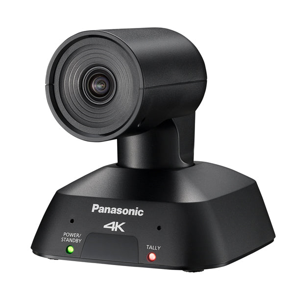 PANASONIC AW-UE4 - Compact 4K UHD PTZ camera with ultra-wide-angle lens (4x digital zoom | integrated stereo microphone | IP streaming | HDMI | PoE) - in black