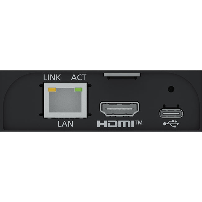 PANASONIC AW-UE4 - Compact 4K UHD PTZ camera with ultra-wide-angle lens (4x digital zoom | integrated stereo microphone | IP streaming | HDMI | PoE) - in black