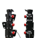 GUIL ELC-735 - Compact telescopic lift with winch and Ø 35 mm spigot (max. height 5.00 m | max. load capacity 125 kg | foldable) - in black