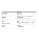 GUIL ELC-735 - Compact telescopic lift with winch and Ø 35 mm spigot (max. height 5.00 m | max. load capacity 125 kg | foldable) - in black