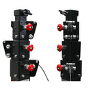 GUIL ELC-730 - Compact telescopic lift with winch and Ø 35 mm spigot (max. height 4.50 m | max. load 125 kg | foldable) - in black