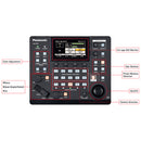 PANASONIC AW-RP60 - Compact remote camera control unit for PTZ cameras (3.5" LCD color display | PoE+) - in black