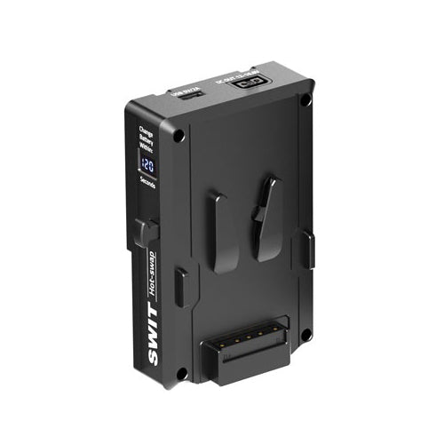 SWIT ELECTRONICS KA-S30S - Piastra di interscambio a caldo da V-Mount a V-Mount (14.4V | 43Wh | 200W) - nera