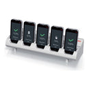 ASCOM CR7-AAAA - Charging rack for 5 devices suitable for Myco 2 &amp; Myco 3 smartphones - in white