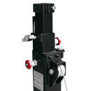 GUIL ELC-740 - Compact telescopic lift with winch and Ø 35 mm spigot (max. height 5.10 m | max. load 150 kg | foldable) - in black