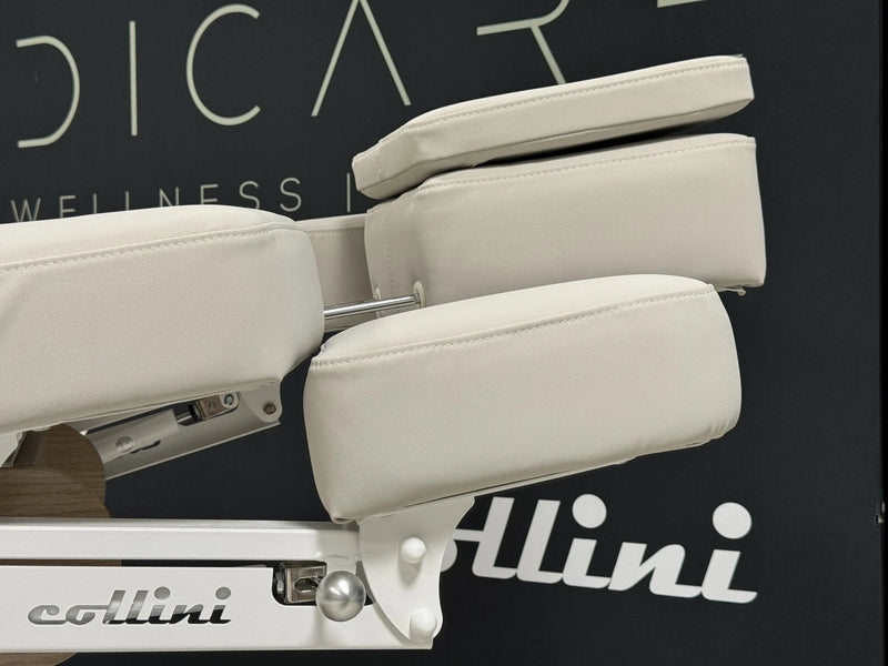 Collini Elegancia Luxuriöses Wellnessliege mit Heizung, drei Motoren, ultrakomfortable weiche Matratze und Armlehnen