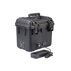 SWIT ELECTRONICS S-4040 - Centralina di alimentazione adatta per 4 batterie V-Mount (uscita CC 24V / 48V | indicatore di tensione batteria | caricabatteria incluso) - nero – Vorschau 1