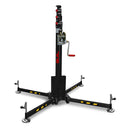 GUIL ELC-630 - Compact telescopic lift with winch (working height max. 4.50 m | load capacity max. 125 kg | foldable) - in black