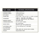 GUIL ELC-630 - Compact telescopic lift with winch (working height max. 4.50 m | load capacity max. 125 kg | foldable) - in black