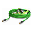 SOMMER CABLE Video Patch Cable HD-SDI (HDTV) SC-Vector PLUS 1.6L/7.3 3G-SDI (1 inner conductor | BNC male / BNC male | NEUTRIK | 30.00m) - in green 