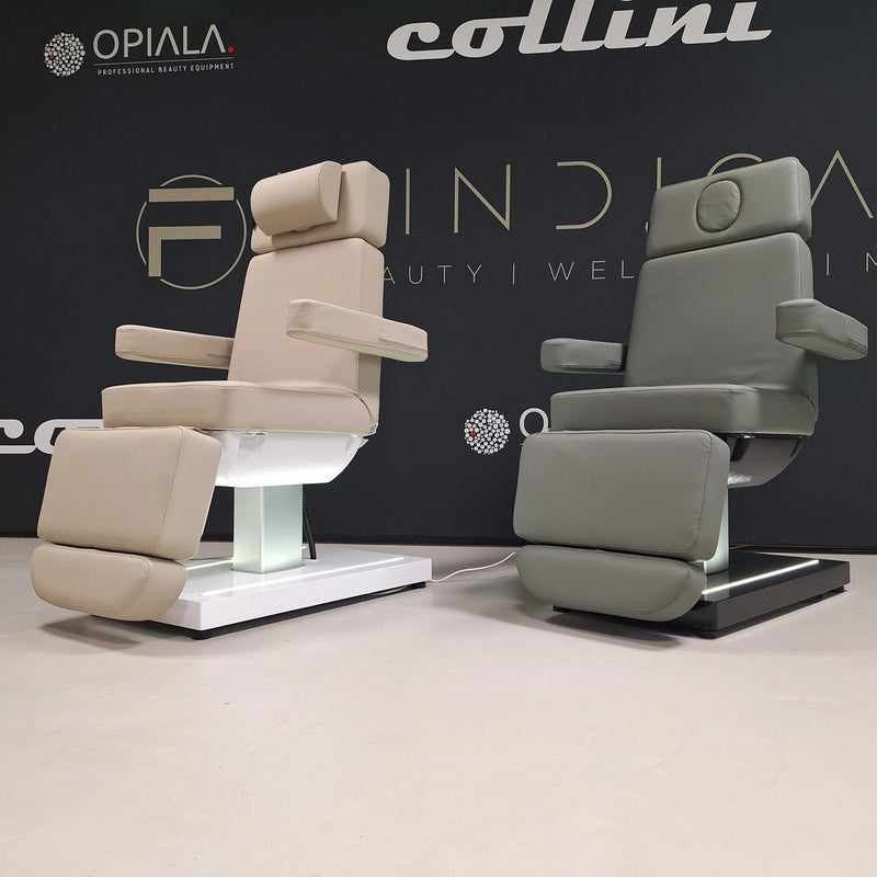 Collini Velora BS1 Elektrischer Behandlungsstuhl – luxuriöser, ergonomischer Behandlungsstuhl mit mehreren Einstellmöglichkeiten für optimalen Komfort und Effizienz