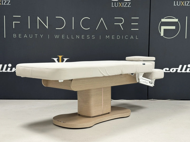 Collini Elegancia Luxuriöses Wellnessliege mit Heizung, drei Motoren, ultrakomfortable weiche Matratze und Armlehnen