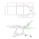 Collini treatment table Hilow pro deluxe taupe