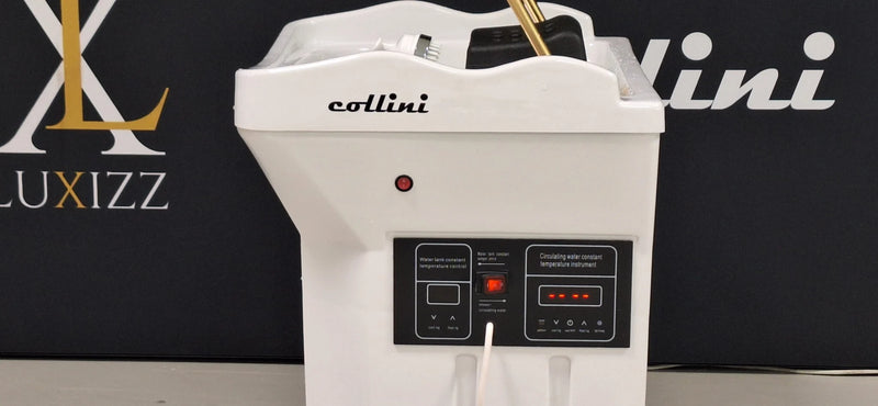 Collini Mobiler japanischer Headspa-Wassertank, verstellbar, mobil und Wassertank von 60 Litern