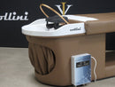 Collini Professionelle Headspa Liege - Satori mit Haardampfer, Hocker und Massagefunktion - Taupe