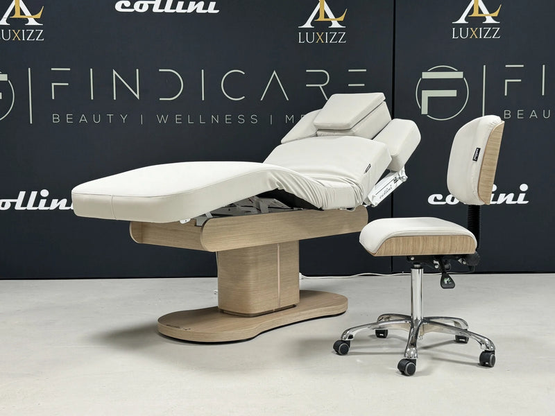Collini Elegancia Luxuriöses Wellnessliege mit Heizung, drei Motoren, ultrakomfortable weiche Matratze und Armlehnen